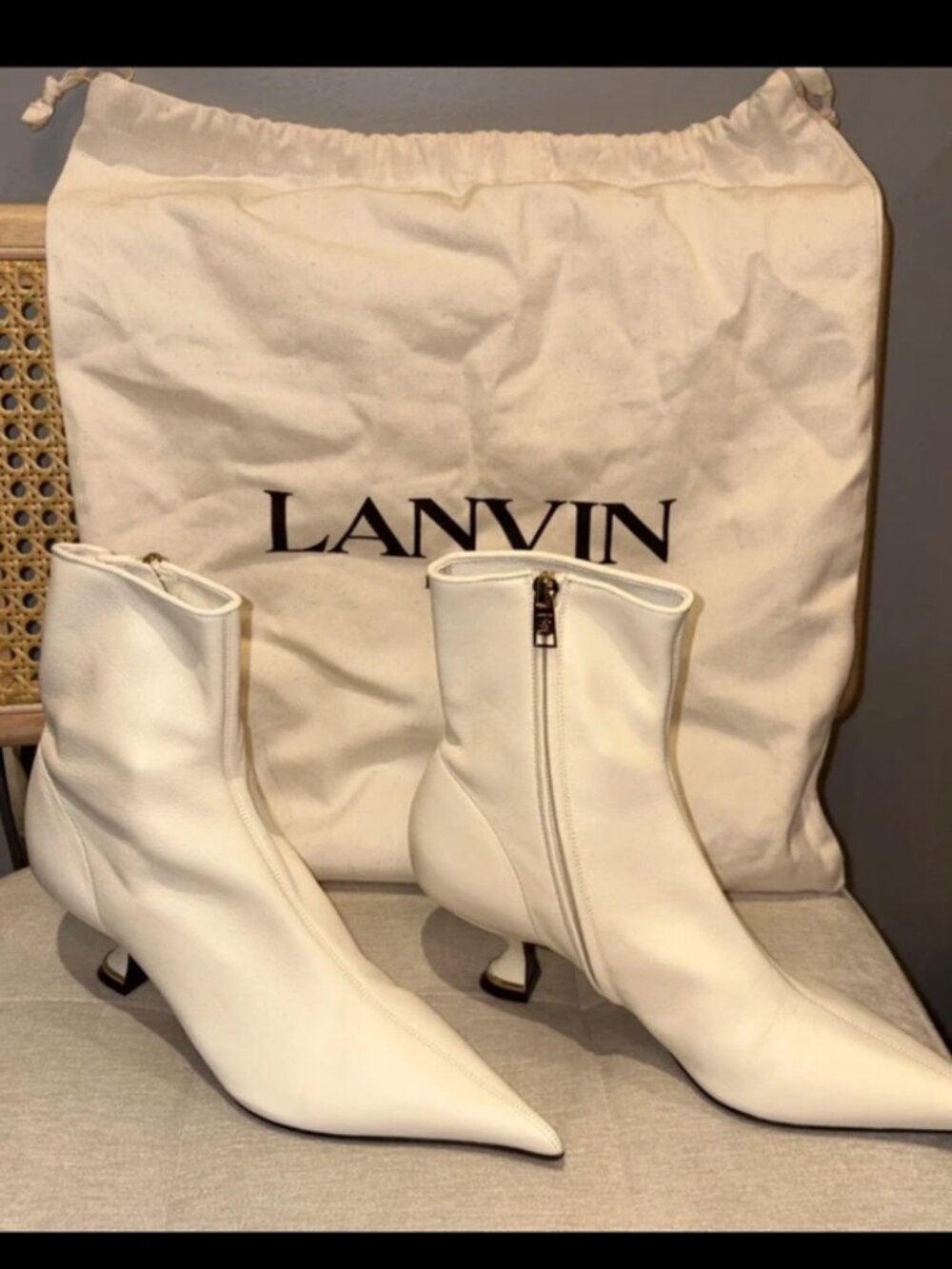 Lanvin Ankle Boots Women's Size 38